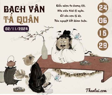 Bạch Vân Tả Quân 02/11/2024