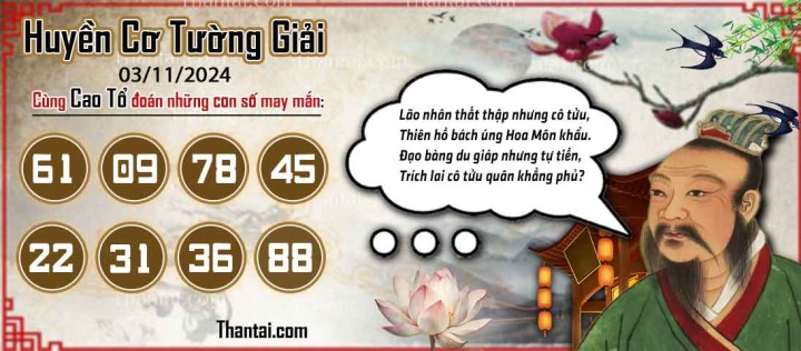 Huyền Cơ Tường Giải 19/10/2024