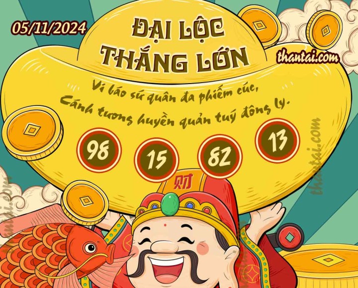 ĐẠI LỘC THẮNG LỚN 21/10/2024