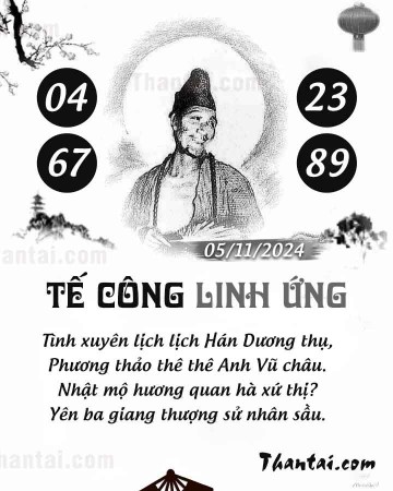 TẾ CÔNG LINH ỨNG 05/11/2024