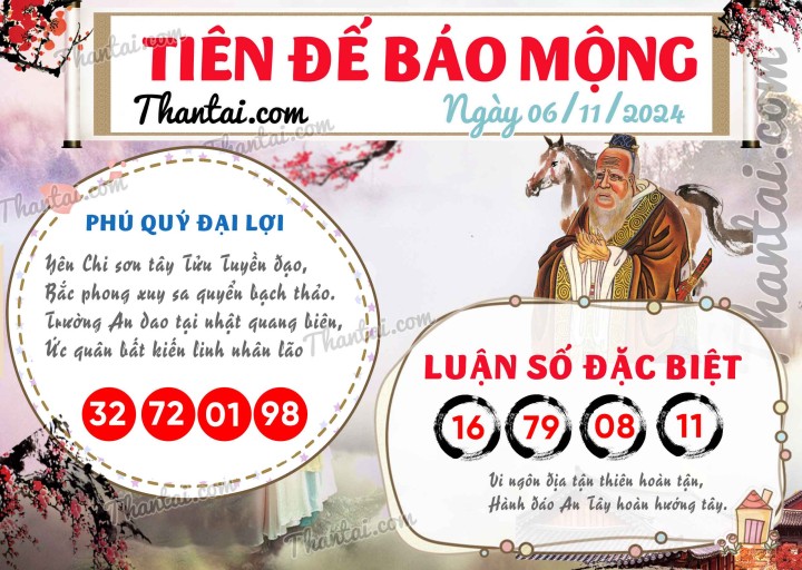 Tiên Đế Báo Mộng 22/10/2024