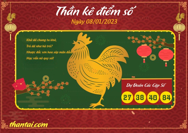 Thần Kê Điểm Số 01/01/2023