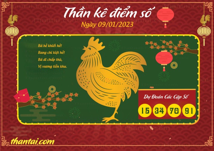 Thần Kê Điểm Số 01/01/2023