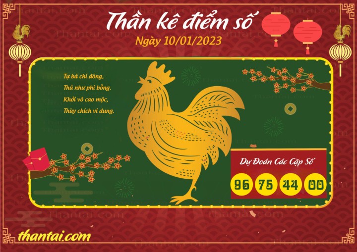 Thần Kê Điểm Số 01/01/2023