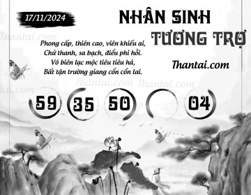 NHÂN SINH TƯƠNG TRỢ 17/11/2024