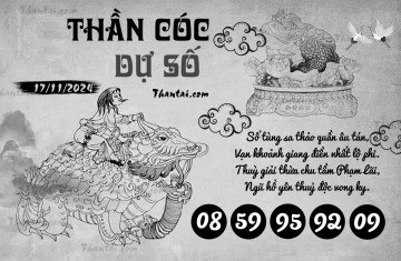 THẦN CÓC DỰ SỐ 17/11/2024