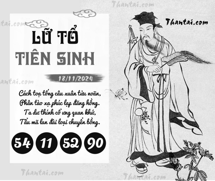 LỮ TỔ TIÊN SINH 03/11/2024