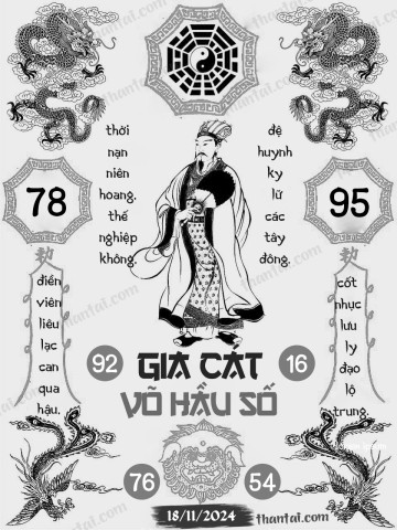 GIA CÁT VÕ HẦU SỐ 18/11/2024