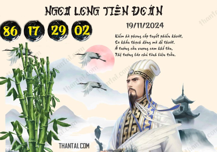 Ngọa Long Tiên Đoán 04/11/2024