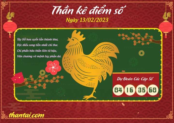 Thần Kê Điểm Số 29/01/2023