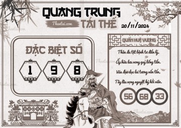 QUANG TRUNG TÁI THẾ 20/11/2024