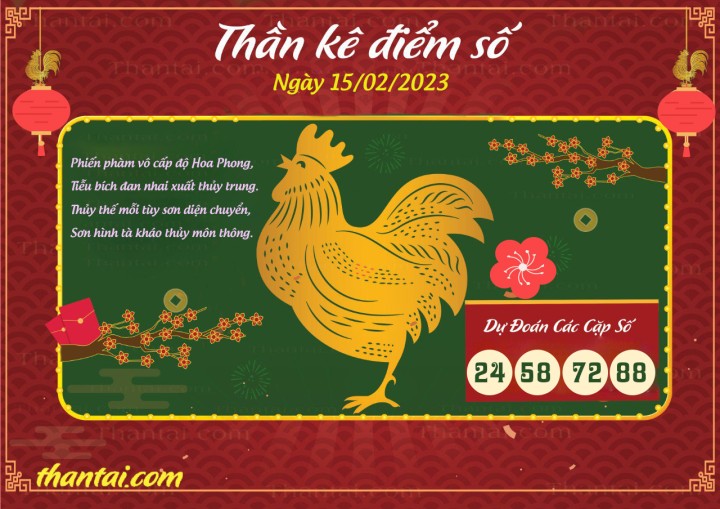 Thần Kê Điểm Số 31/01/2023