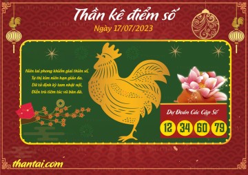 Thần Kê Điểm Số 17/07/2023