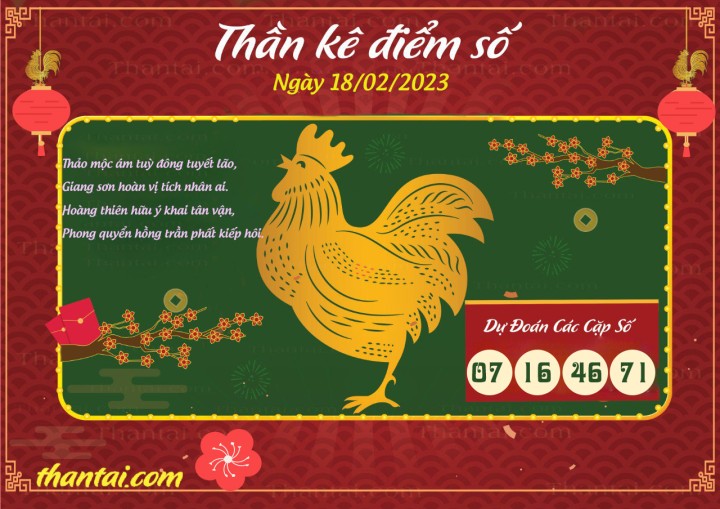 Thần Kê Điểm Số 03/02/2023