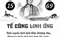 Hình ảnh kho tàng TẾ CÔNG LINH ỨNG dự đoán XSMB ngày 23/11/2024