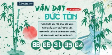 Văn Đạt Đức Tôn 24/11/2024