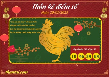 Thần Kê Điểm Số 20/01/2023