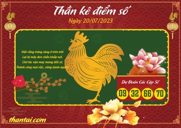 Thần Kê Điểm Số 20/07/2023