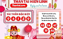 Hình ảnh kho tàng THẦN TÀI HIỂN LINH dự đoán XSMB ngày 25/11/2024