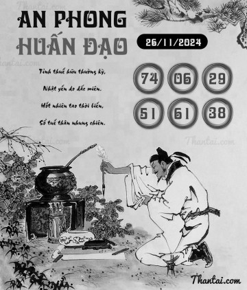 AN PHONG HUẤN ĐẠO 26/11/2024