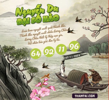 Nguyễn Du Đại Hào Số 27/11/2024