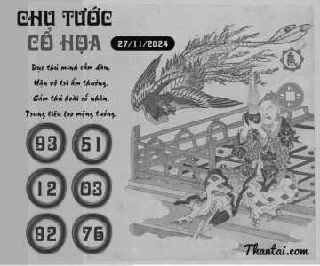 CHU TƯỚC CỔ HỌA 27/11/2024
