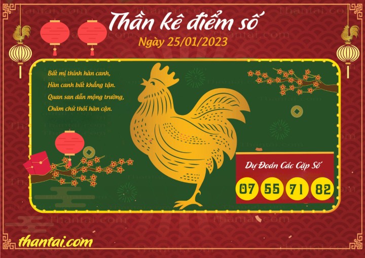 Thần Kê Điểm Số 10/01/2023