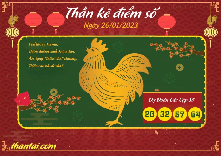 Thần Kê Điểm Số 11/01/2023