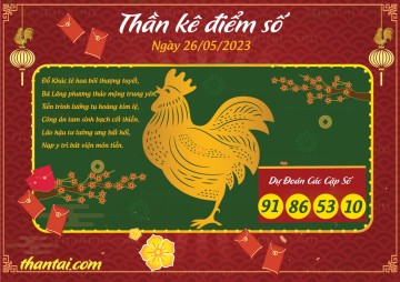 Thần Kê Điểm Số 26/05/2023