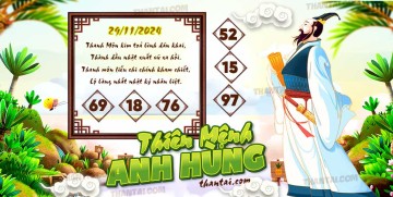 THIÊN MỆNH ANH HÙNG 29/11/2024