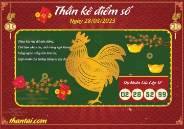 Thần Kê Điểm Số 28/03/2023