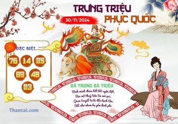 Trưng Triệu Phục Quốc 30/11/2024