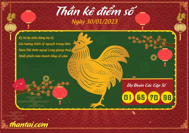 Thần Kê Điểm Số 15/01/2023