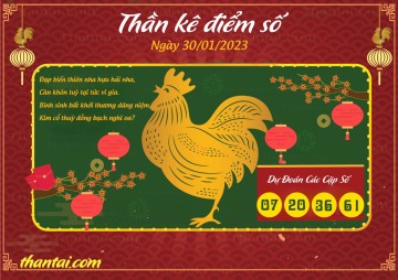 Thần Kê Điểm Số 31/01/2023