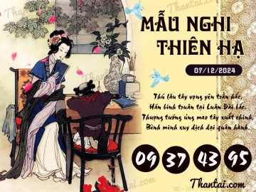 Mẫu Nghi Thiên Hạ 07/12/2024