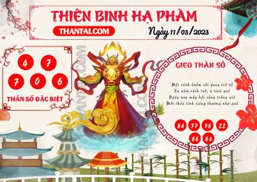 Thiên Binh Hạ Phàm 11/03/2023