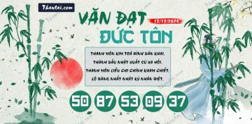 Văn Đạt Đức Tôn 12/12/2024