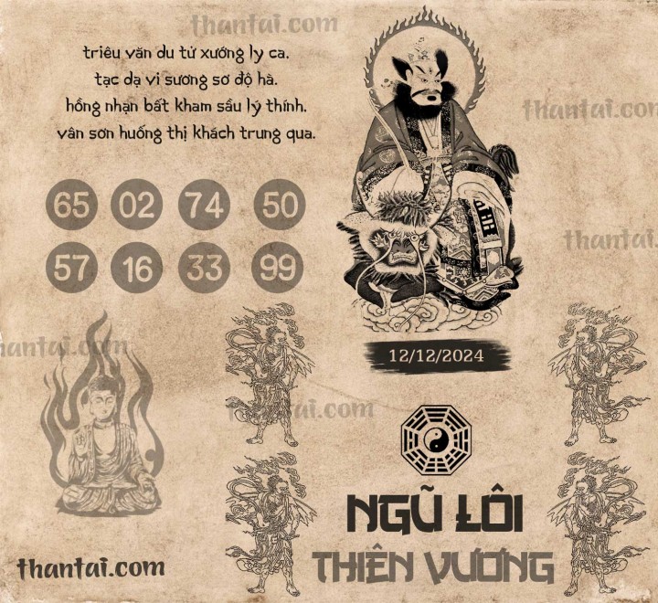 NGŨ LÔI THIÊN VƯƠNG 27/11/2024
