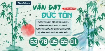 Văn Đạt Đức Tôn 13/12/2024