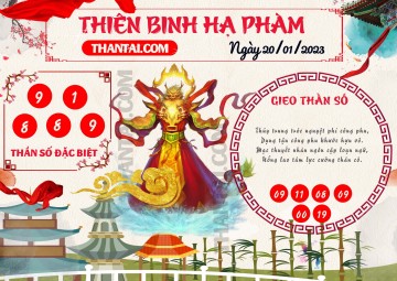 Thiên Binh Hạ Phàm 20/01/2023