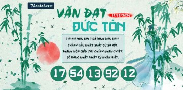 Văn Đạt Đức Tôn 17/12/2024