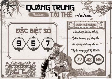 QUANG TRUNG TÁI THẾ 17/12/2024