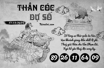 THẦN CÓC DỰ SỐ 17/12/2024
