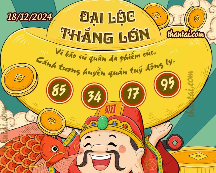 ĐẠI LỘC THẮNG LỚN 03/12/2024
