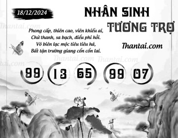 NHÂN SINH TƯƠNG TRỢ 18/12/2024