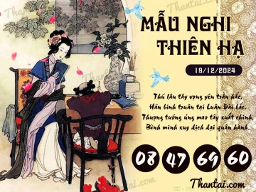 Mẫu Nghi Thiên Hạ 19/12/2024