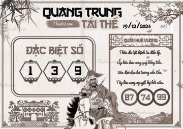 QUANG TRUNG TÁI THẾ 19/12/2024