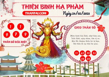 Thiên Binh Hạ Phàm 24/02/2023