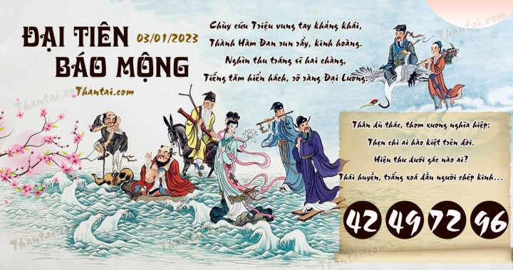 Đại Tiên Báo Mộng 01/01/2023