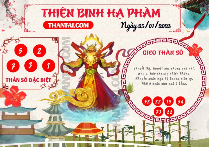 Thiên Binh Hạ Phàm 10/01/2023